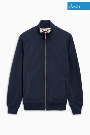 Joules French Navy Cove Zip Through Sweat